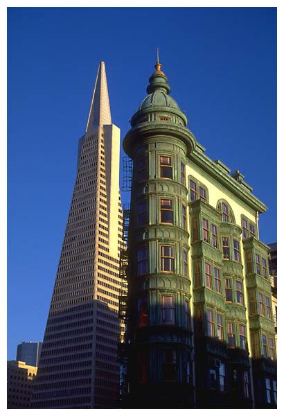 Columbus Tower: Proof that Columbus Tower is higher than the Transamerica Pyramid.