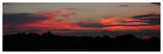 Sonnenuntergang (aquarell): 