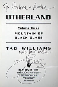 Tad's signature: 