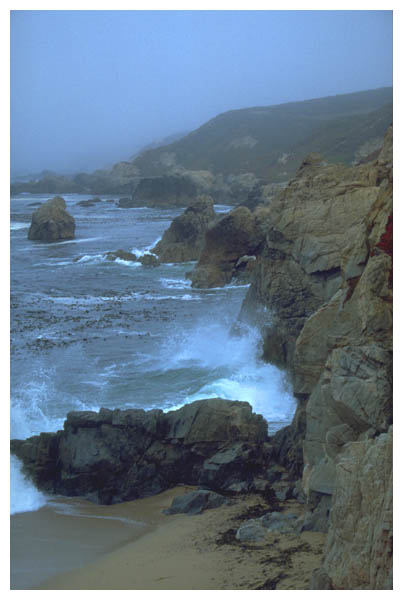 Coast 2: The Pacific coast near Highway 1 between Carmel and Big Sur.