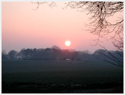 Sonnenuntergang Berg: 