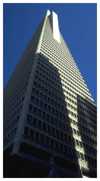 Pyramid: Sep 3rd, 1999: The Transamerica Pyramid, 600 Montgomery Street, 853 feet high. (005)